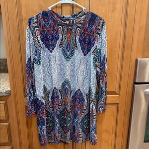 Investments Multicolor Paisley Tunic Top